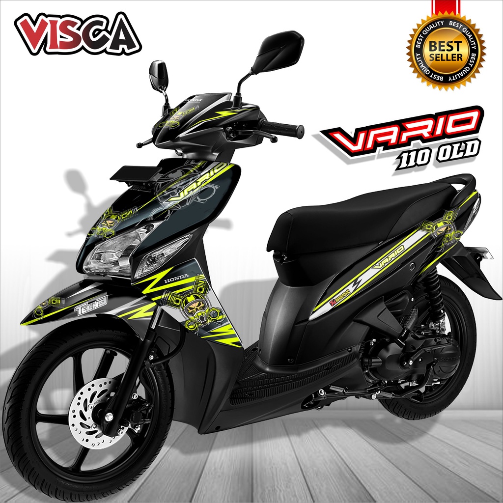 Decal Vario 110 Karbu Stiker Vario Karbu Striping Vario Karbu Decal Vario 110 Full Body Skull