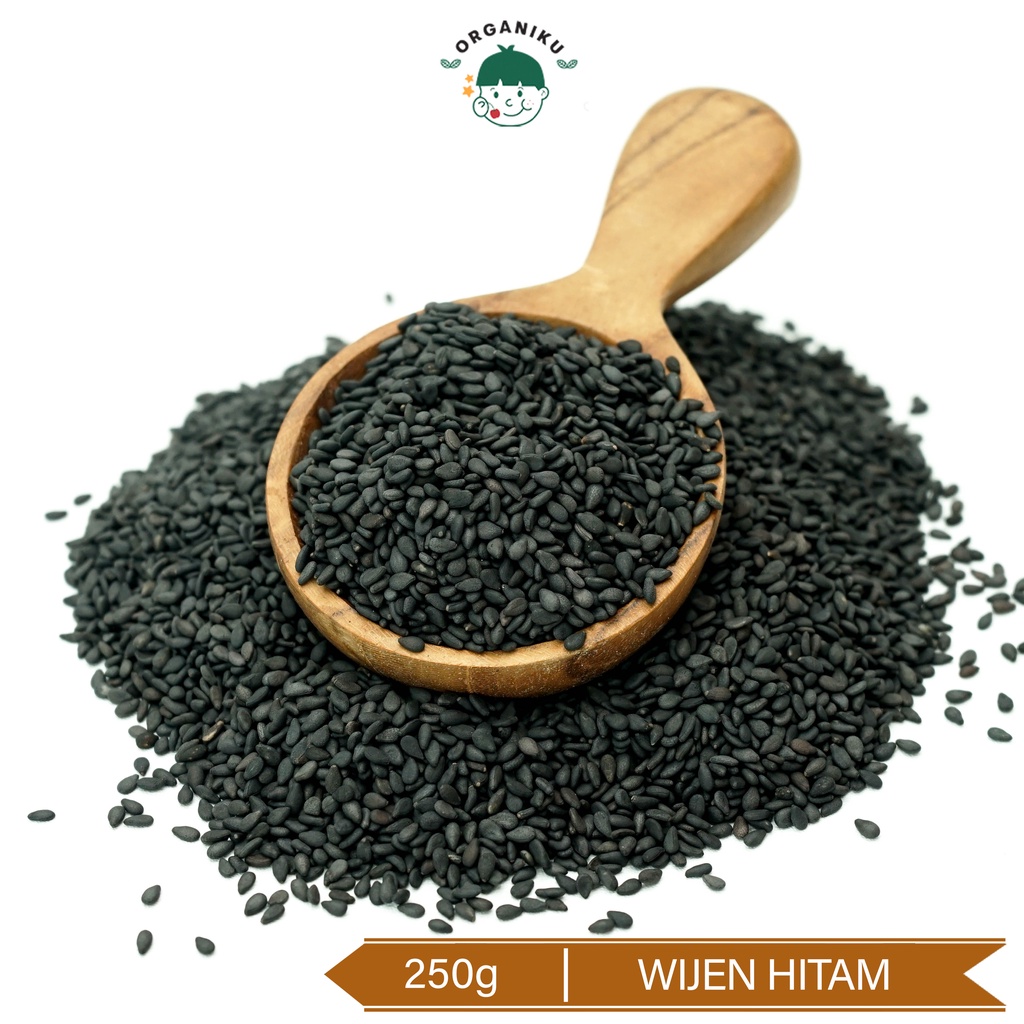 Wijen Hitam 100gr, 250gr / Black Sesame Seed