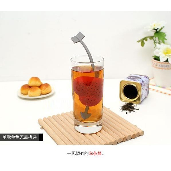 Tea Bag Love Heart Strainer Penyaring Saringan Seduh Teh Hati Love Art