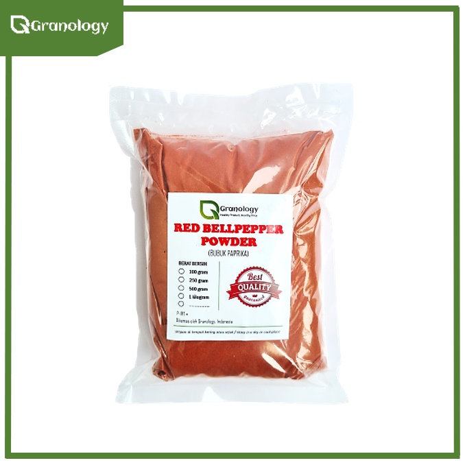 Paprika Bubuk / Pure Bell Pepper Powder (500 gram) by Granology