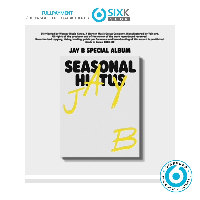 JAY B - Special Album Seasonal Hiatus