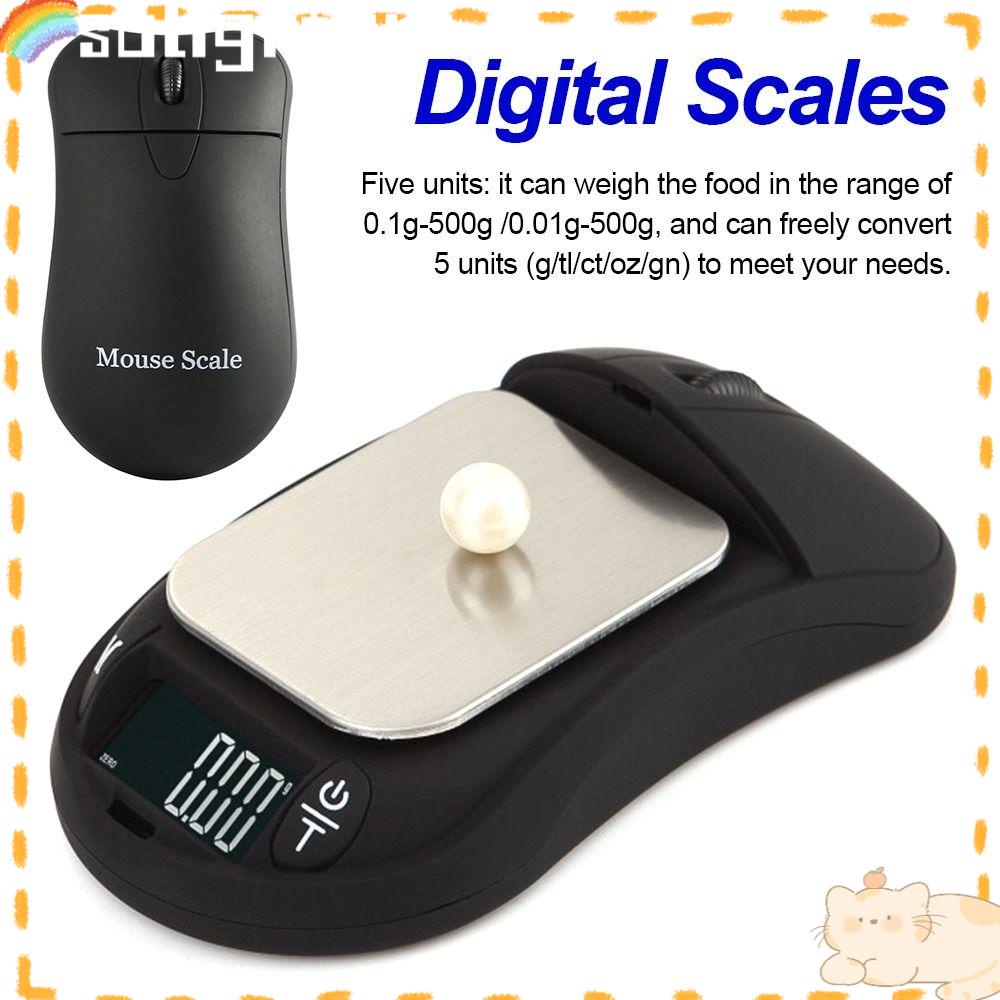 Timbangan Digital SOLIGHTER Layar LCD Presisi Tinggi 100g~500g/0.01g Weight Balance Scale