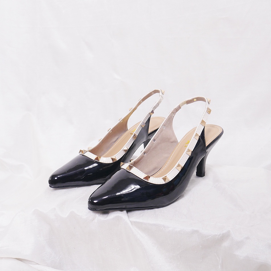 Bernx's Shoes - Sepatu Pesta Wanita Hinata Glossy Heels 7 cm