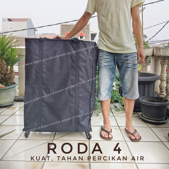 Tas Travel Barang Roda 4 (BP) Shopping Bag Belanja Lipat Koper