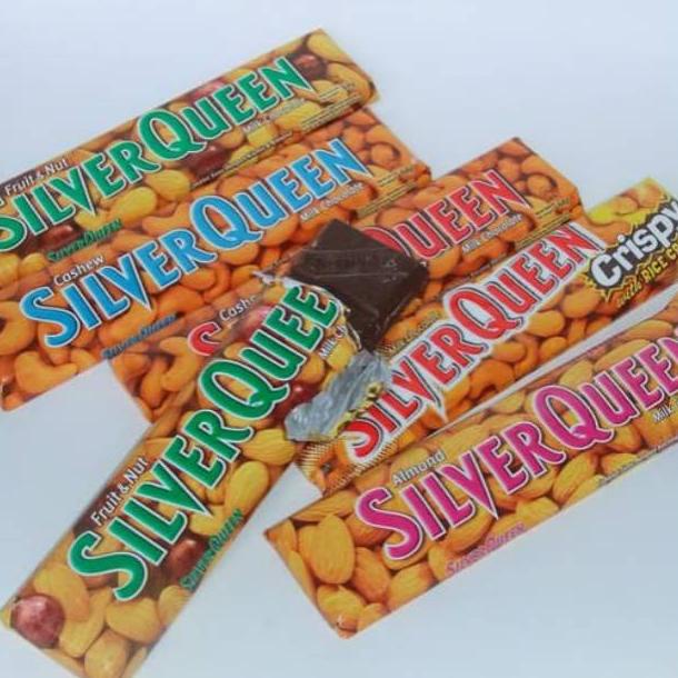 

Ready Stok.. Silverqueen 58 gram all varian BESAR QQN