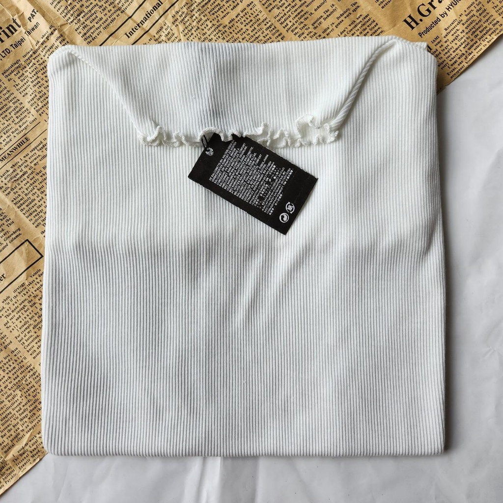 Inner Dewi Bahan RIb Turtleneck Tanpa Lengan