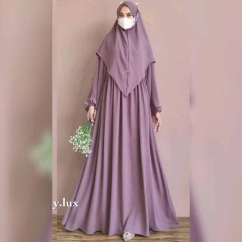 ONE SET KHADIJAH GAMIS + HIJAB