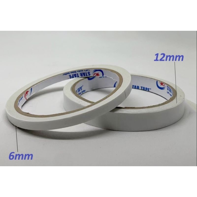

Double tape // merk star tape putih 24 mm 5 meter