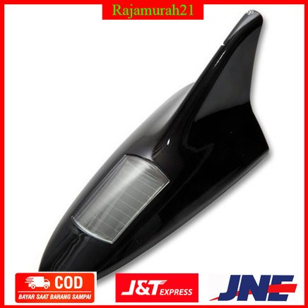 VigoAcme Shark Fin Lampu Solar Mobil Bentuk Sirip Hiu 8 LED - Black - OMRS39BK