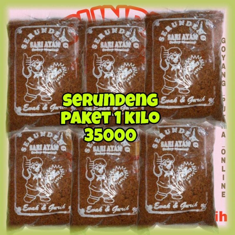 

SERUNDENG KELAPA CAP KOKI 1 KILO