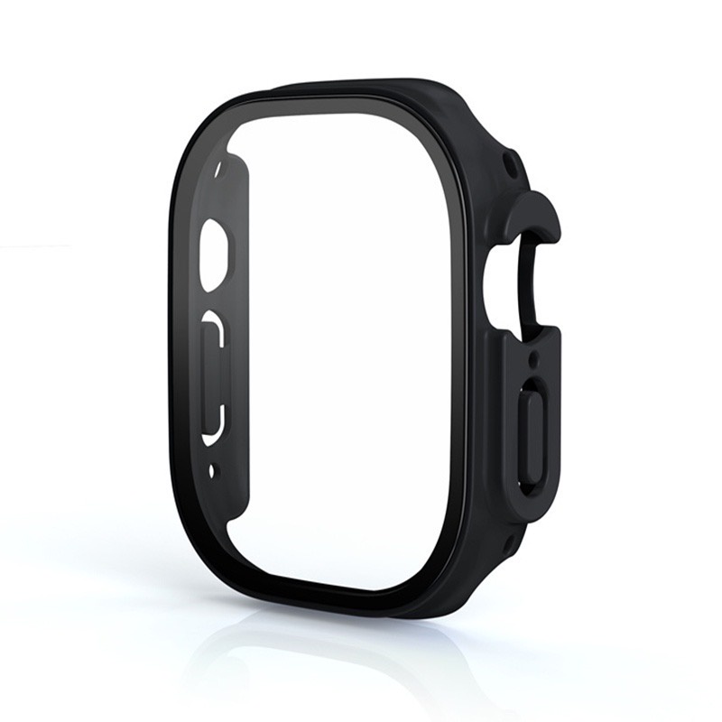 Case Tempered Glass Bumper Pelindung Layar + case Untuk Apple Watch Ultra 49mm