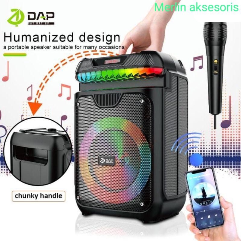 Dap Spiker Bluetooth -Free Mic 8,5 Inchi D-Vy11 / Salon Aktif Portable