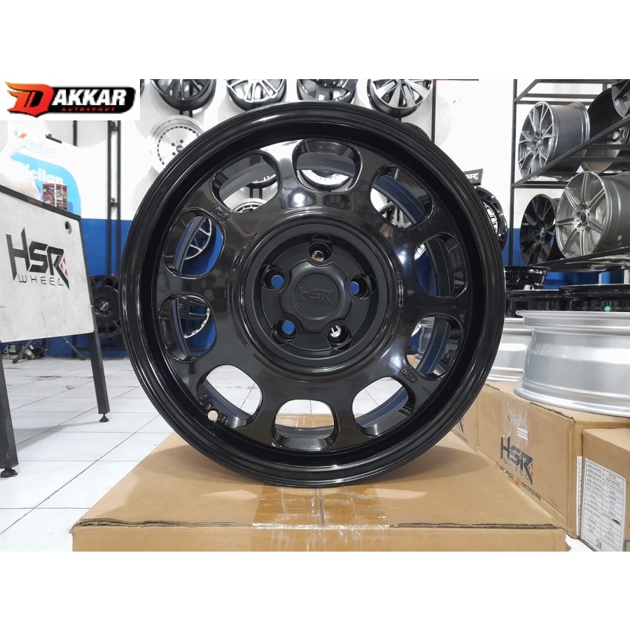 Velg Kaleng Ring 16 Lebar 7 PCD 5x100 dan 5x114,3 Hsr Klg Warna Black