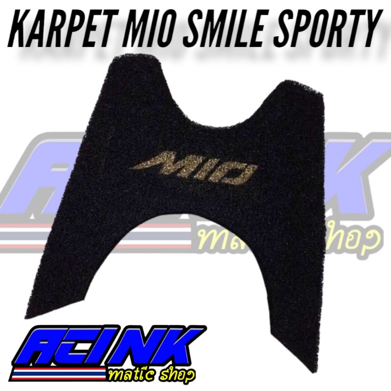 Karpet serabut motor MIO sporty alas pijakan kaki motor mio