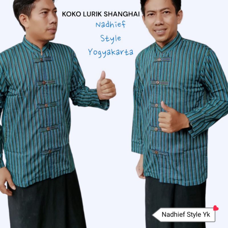 Surjan lurik yogyakarta | Baju pria bahan katun