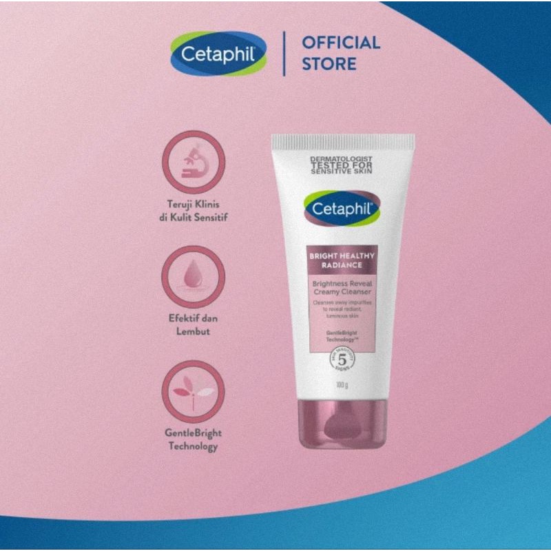 Cetaphil Bright Healthy Radiance Reveal Creamy Cleanser 100 gr