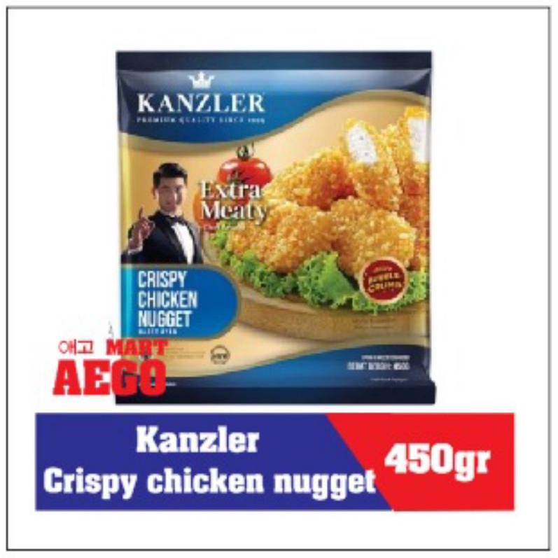 

Kanzler crispy chicken nugget 450gr