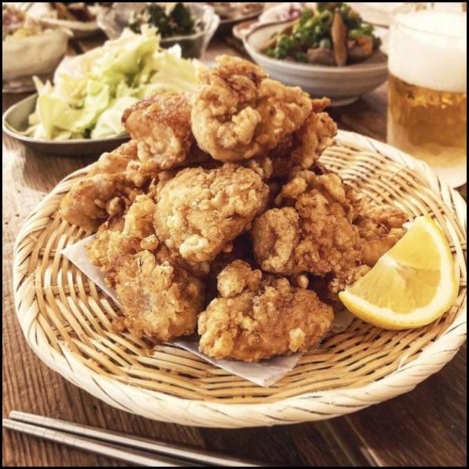 

SALE PREMIUM TORI KARAAGE / FRIED BATTERED CHICKEN THIGH FILLET GOOD F5464RY