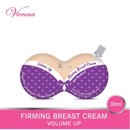 PENGENCANG PAYUDARA BPOM VIENNA FIRMING BREAST CREAM 30ML SACHET KRIM PAYUDARA PUSH UP(PINK)