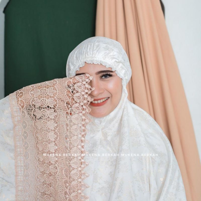 Mukena Dewasa Katun Prada Mix Twotone Jumbo