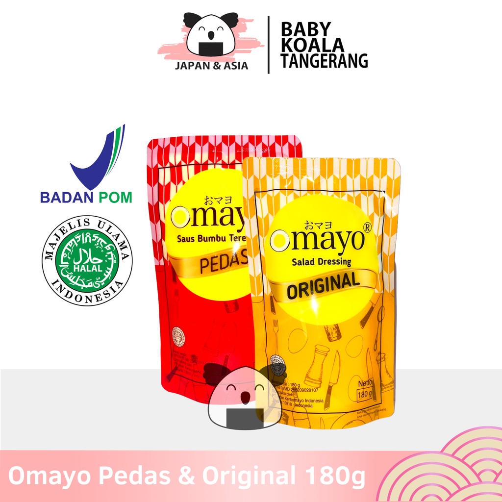 

OMAYO Mayo Pedas 180 g Halal │ Mayonnaise Spicy | Original--