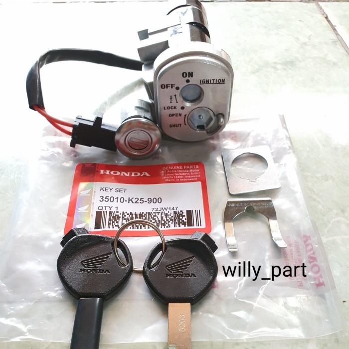 Kunci Kontak Set + Kunci Jok Beat Fi, Beat 2014-2016 K25 Beat Fi