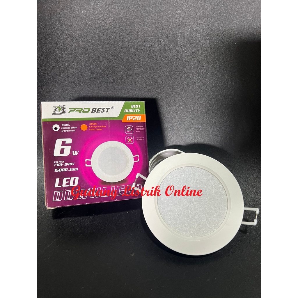 Lampu Downlight 6,9,12,18 Watt Probest / Led Panel