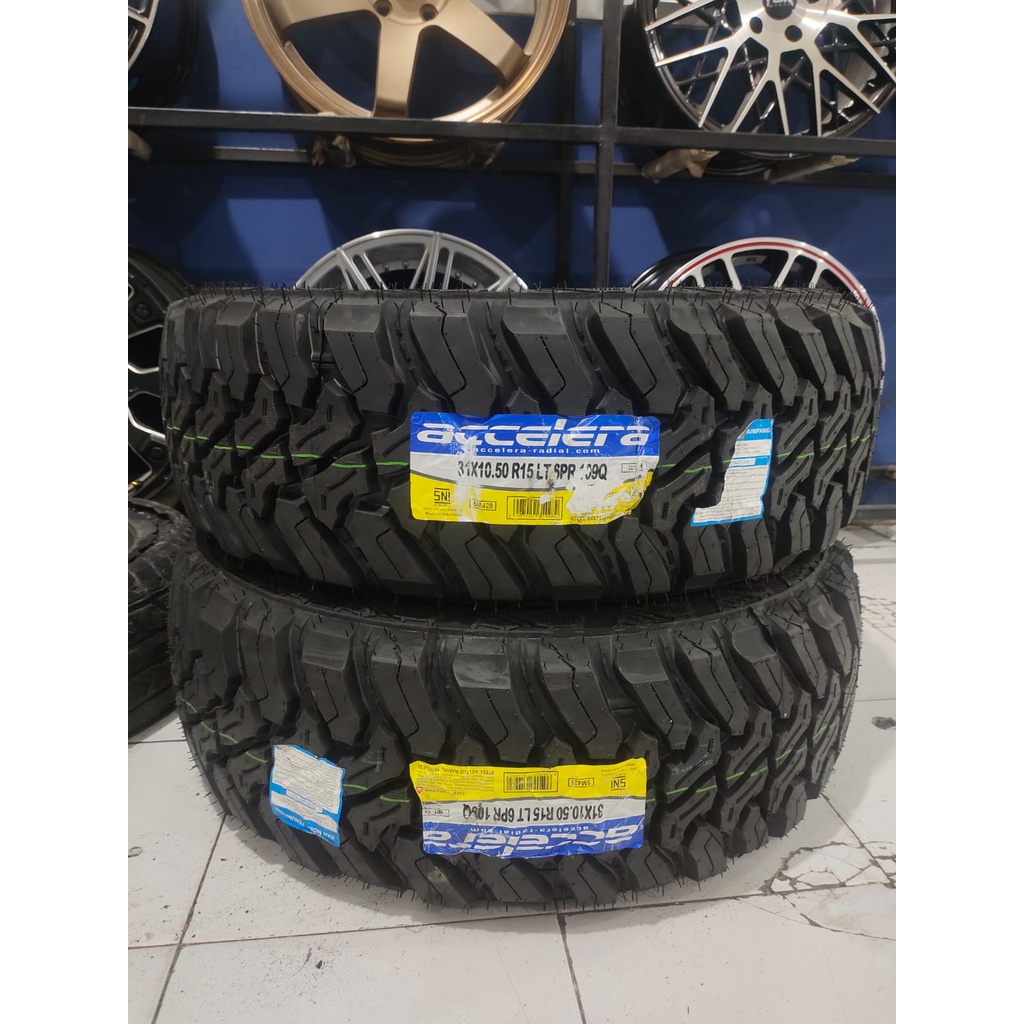 ban mobil offroad ring 15 ban MT 31x10,5 accelera ban taft 4x4 offroad lumpur