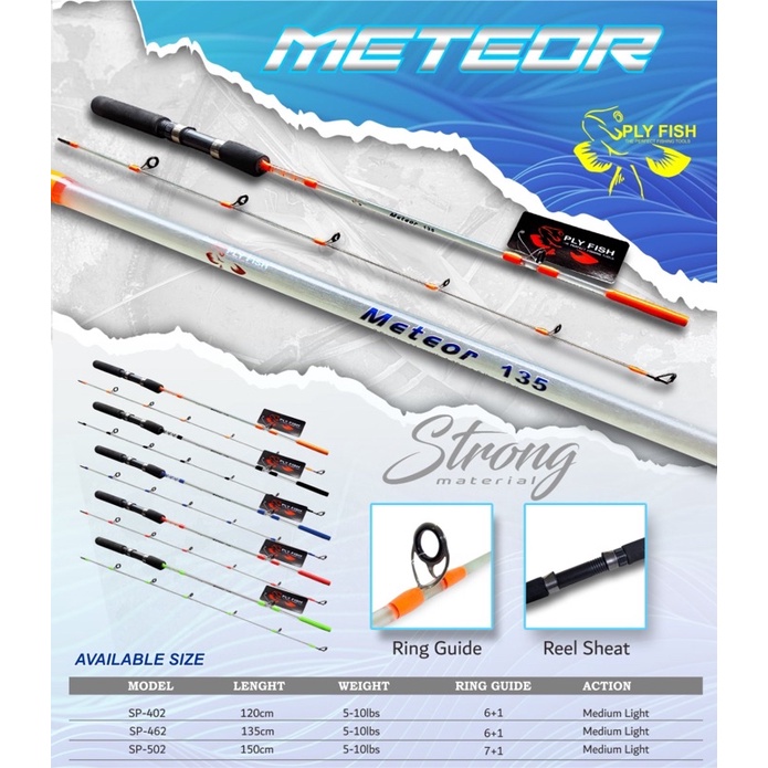 JORAN FIBER GLASS SOLID PLY FISH METEOR