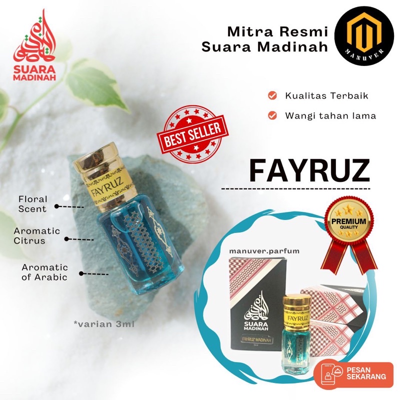 Parfum Suara Madinah Fayruz Al Madinah original