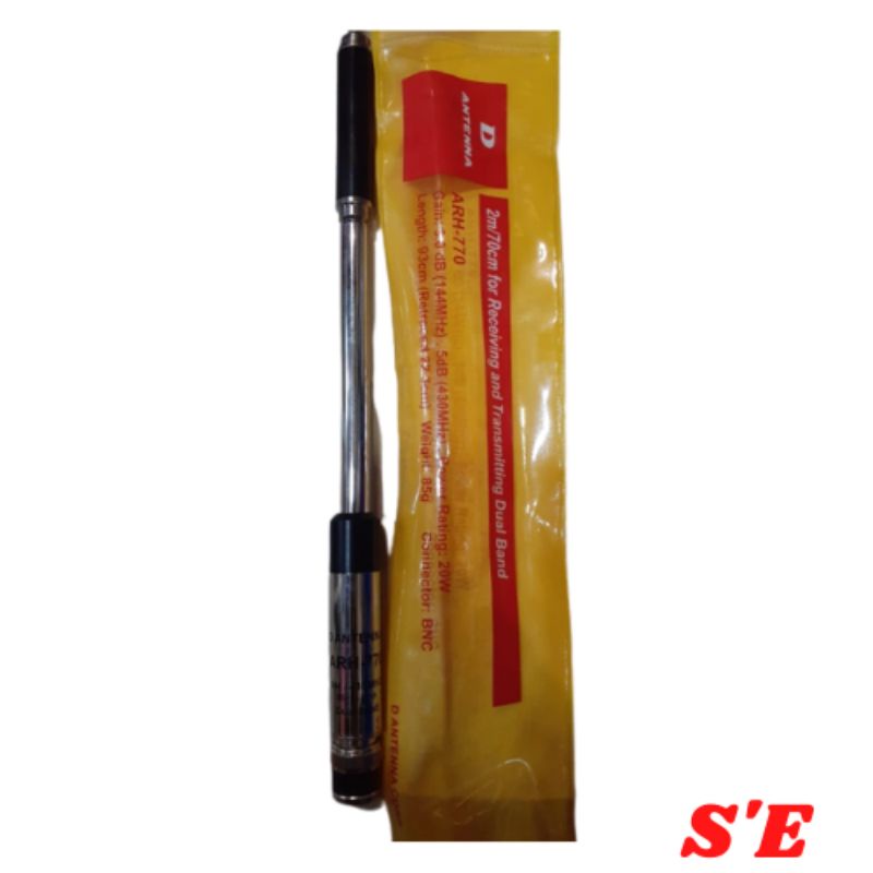 D Antenna ARH-770 Antena HT Dualband BNC Male Icom RH770 RH-770 ARH770