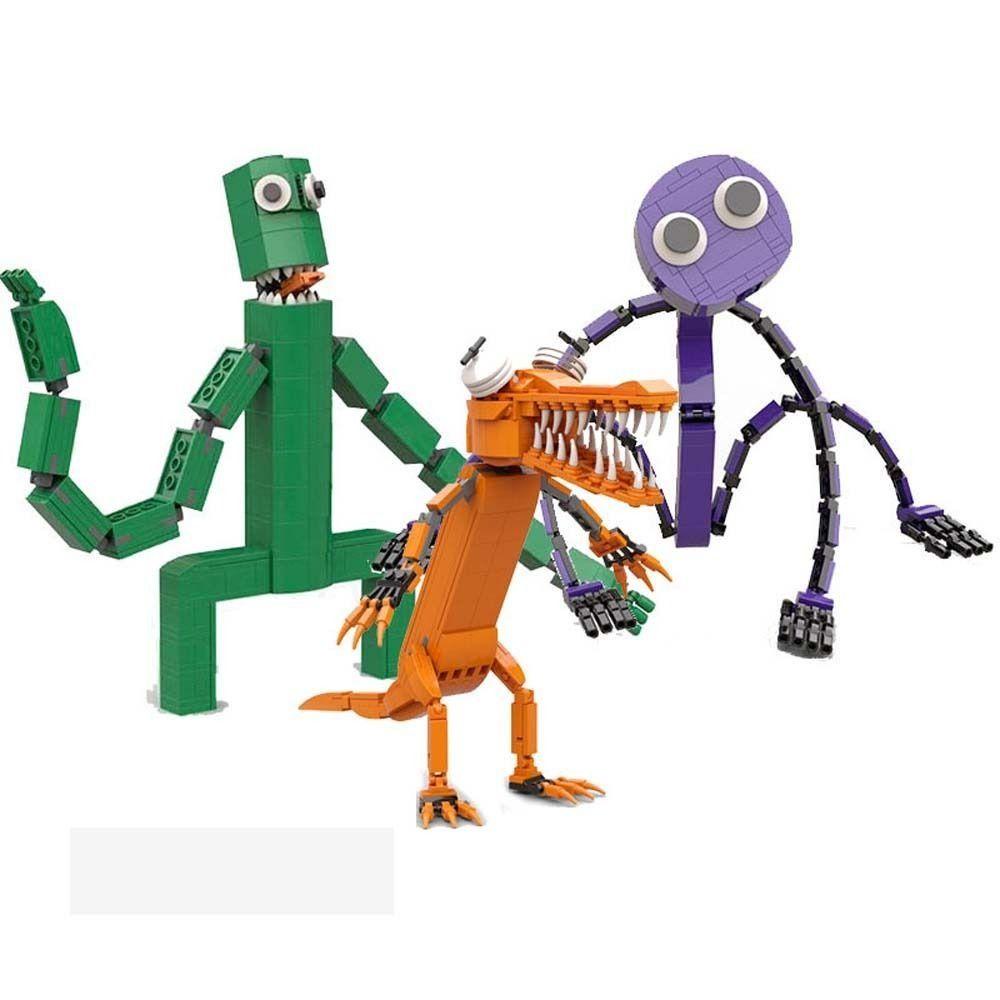 Needway Rainbowe Friends Building Blocks Mainan Anak Batu Bata Mainan Anime Game Dekorasi Rumah Model Mainan Ro-blox Rainbow Friends Edukasi Rainbow Friends Angka Mainan