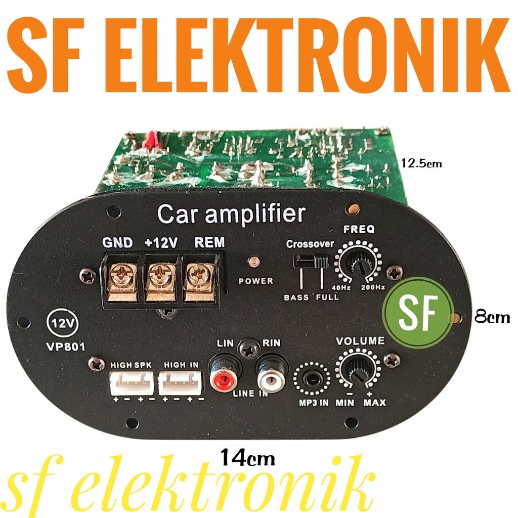 Kit Power BassTube Subwoofer 12Volt-10Inci