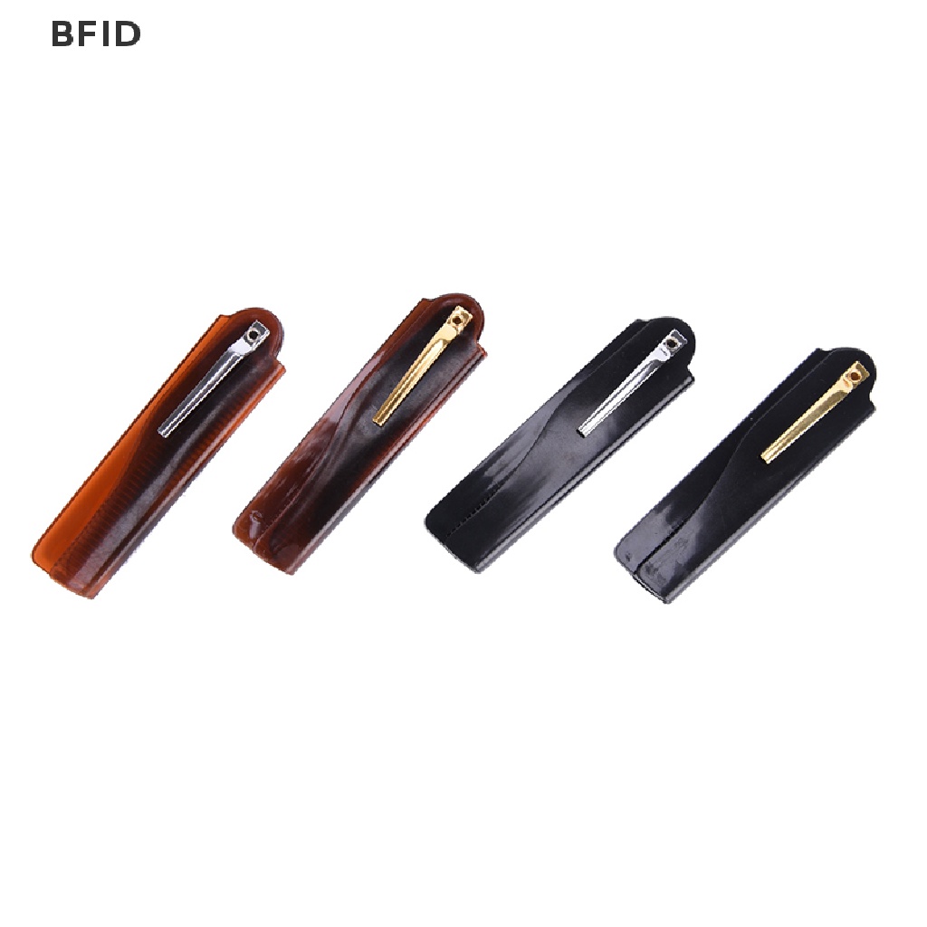 [BFID] 1pc Sisir Rambut Lipat Pocket Clip Hair Moustache Beard Comb Alat Styling Rambut [ID]