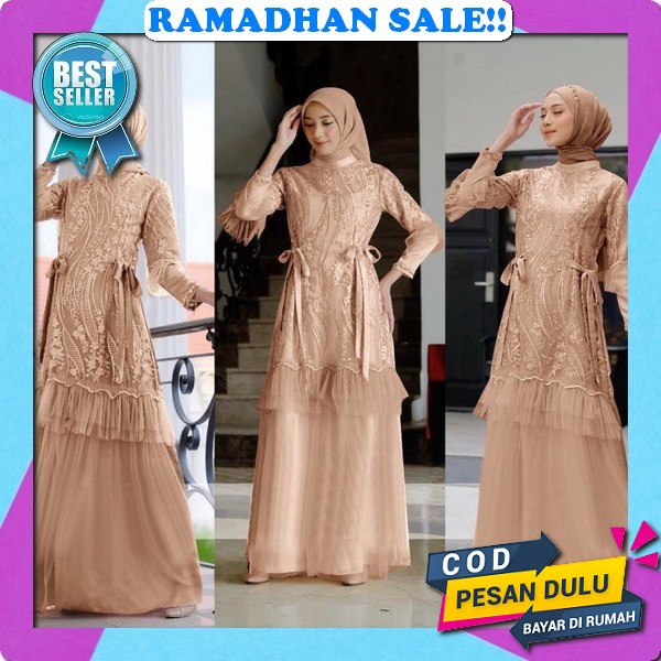 Zaput Gamis Wanita Terbaru Konveksi.Tanah.Abang Gamis Remaja Polos / Gamis Rempel Susun / Gamis Leba