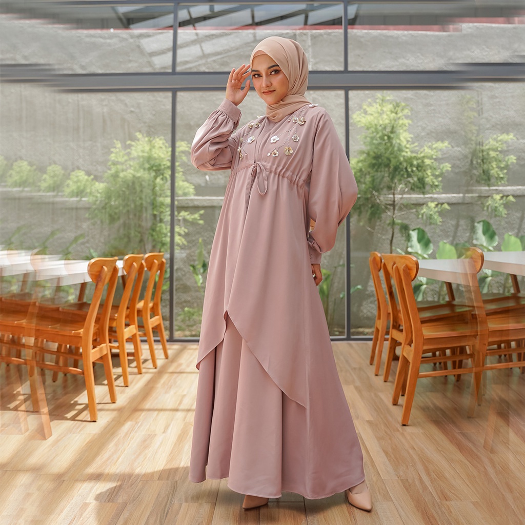 Canami Gamis Muslim - Dress Zeline Marmara Beads