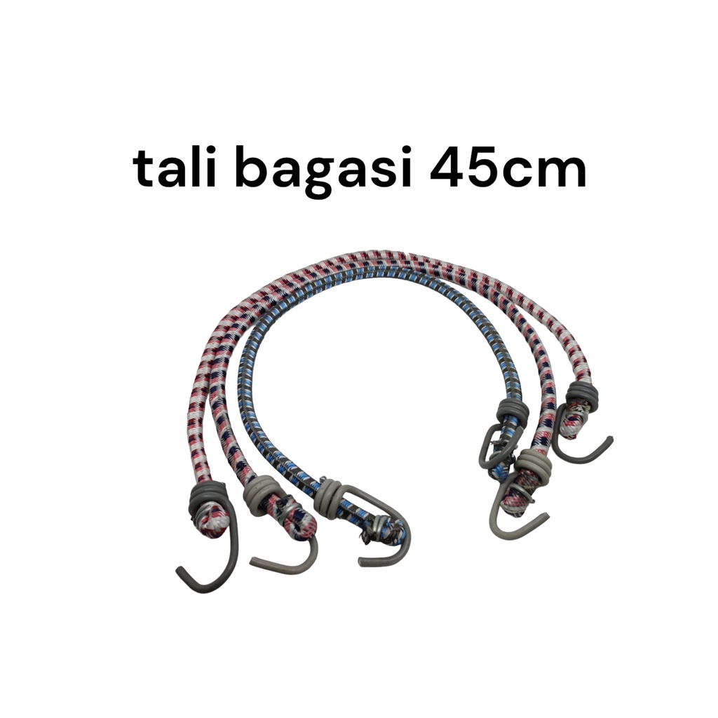 TALI BAGASI BARANG Panjang 45cm UTK MOTOR SEPEDA MOBIL UNIVERSAL