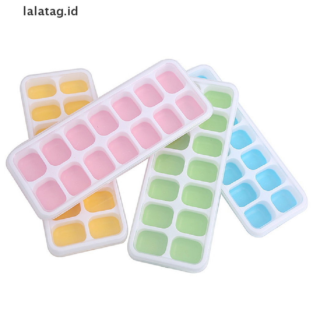 [lalatag] Cetakan Ice ball maker Dengan Tutup Silicone Ice Cube Tray Cetakan Es Batu Dapur [ID]