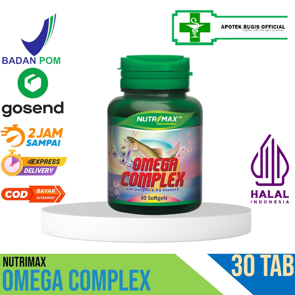 Nutrimax Omega Complex 30 Kapsul