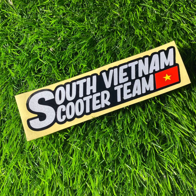 Sticker south vietnam scooter team cutting sticker timbul waterproof