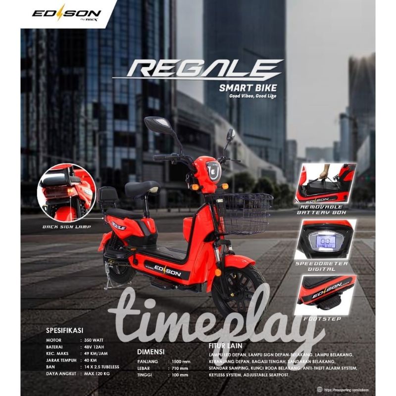 Sepeda Listrik Trex Edison Regale RF New