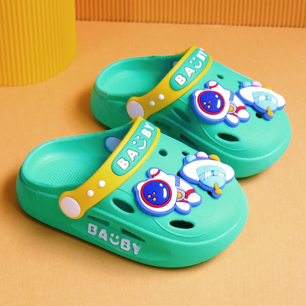 PROMO 10.10 PUNCAK Okaybaby B254 Sendal Sandal Slop Import astronot Anak Laki-laki Perempuan