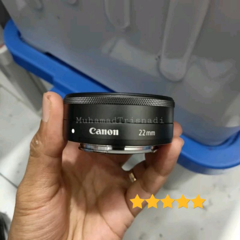 Lensa Fix Mirrorless Canon 22mm F2 For Mirrorless Canon E Mount Emount Hitam Murah
