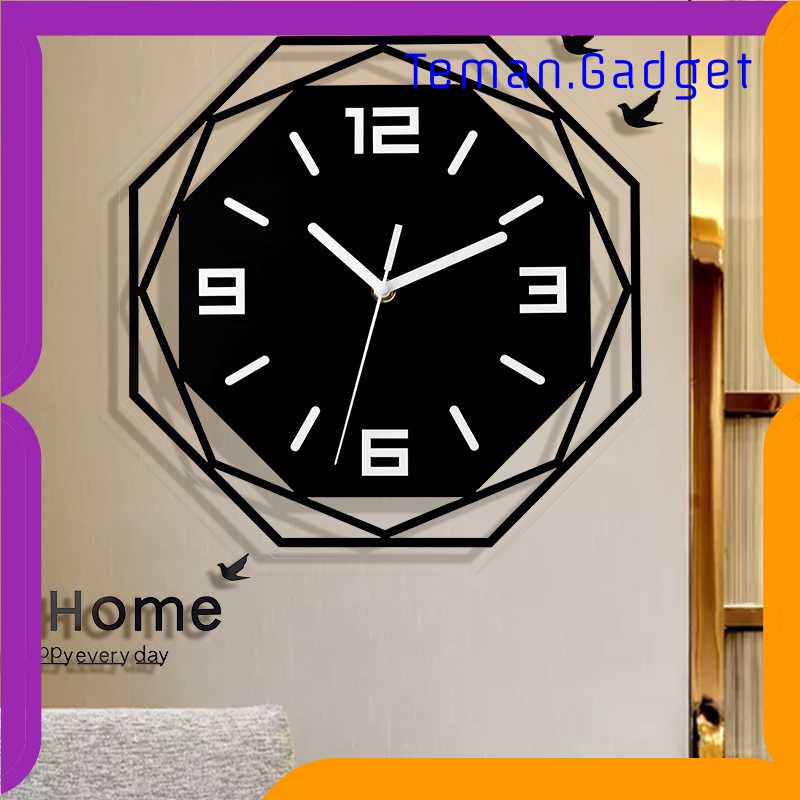 TG-PJM VOSARREA Jam Dinding Bulat Quartz Creative Design Modern 30CM - E1599