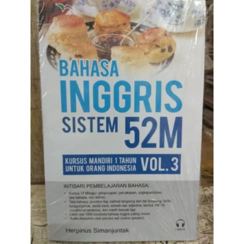 BUKU BAHASA INGGRIS SISTEM 52 M VOL 1 2 &amp; 3 KURSUS MANDIRI 1 TAHUN [ORIGINAL]