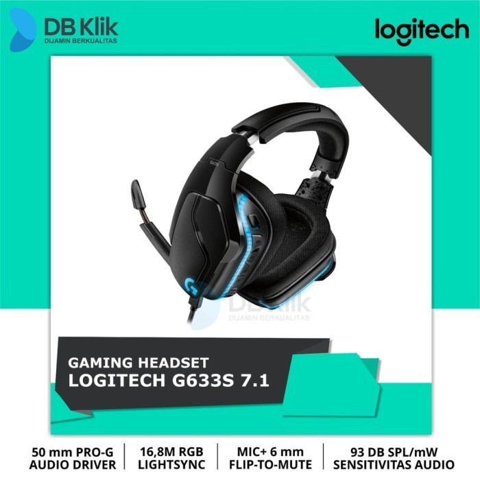 Headset Gaming Logitech G633s 7.1 LIGHTSYNC RGB | Logitech G 633s 7.1