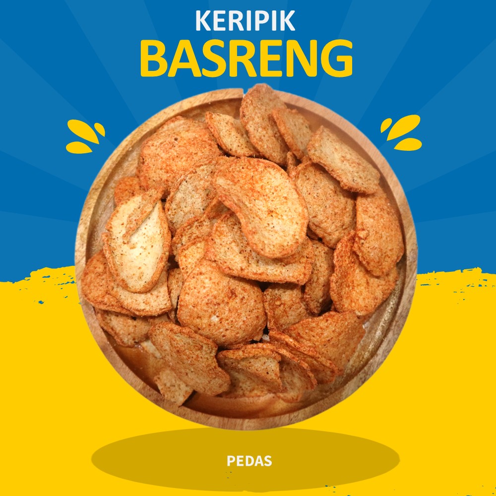 

Keripik Basreng Gurih Pedas 250gr
