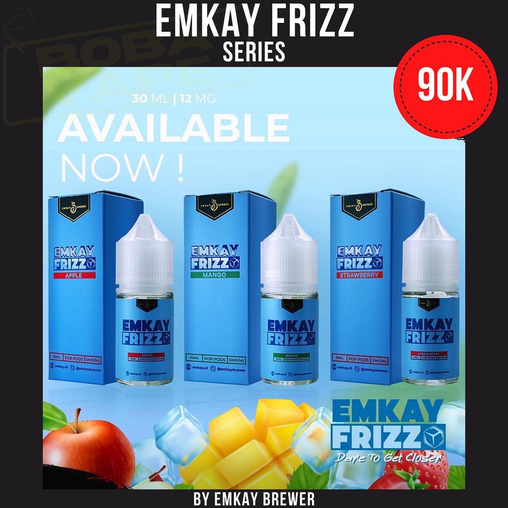 Jual Emkay Frizz Pods Friendly Series Ml By Emkay Brewer Shopee Indonesia