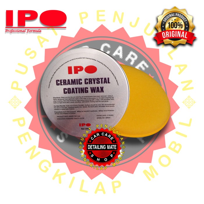 Wash Wax Ipo Ceramic Coating Wax