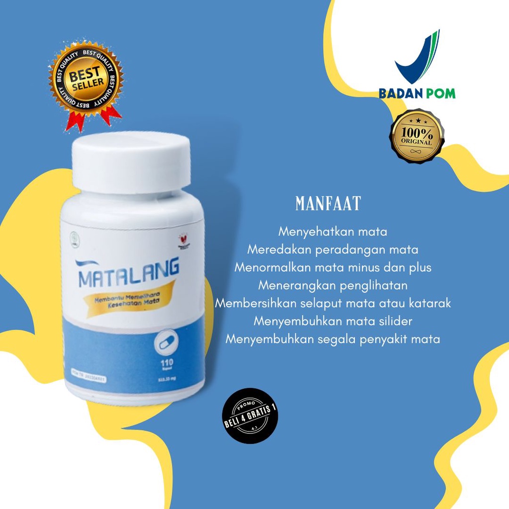Gurah Herbal Vitamin Mata Atasi Mata Minus Katarak Silinder Original BPOM